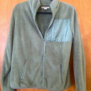 Light Olive Fleece Ruff Hewn jacket